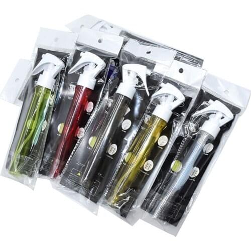 Mini plastic Transparent Colorful Spray Bottle Portable Watering Can Beauty Salon Tools High Pressure Refillable Bottle