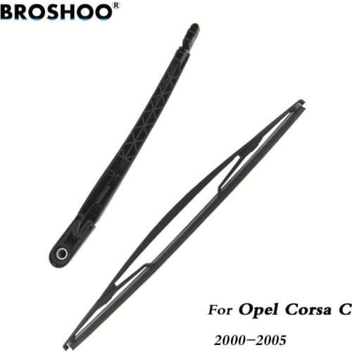 BROSHOO Car Rear Wiper Blades Back Windscreen Wiper Arm For Opel Corsa C Hatchback (2000-2005) 410mm,Windshield Auto Styling