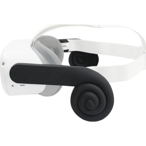 Silicone Ear Muffs Headset Sound Collector for Quest 2 VR