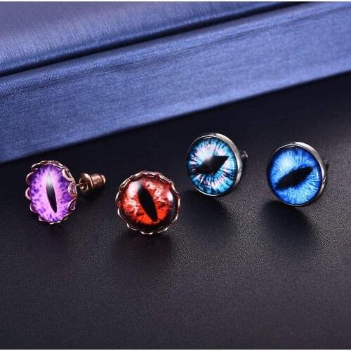 Mixed Mosaic Tiles Package eye eyeball Stepping Stone Glass Half Cabochons Round Crafts Glass Mosaic Marbless for Jewelry Making