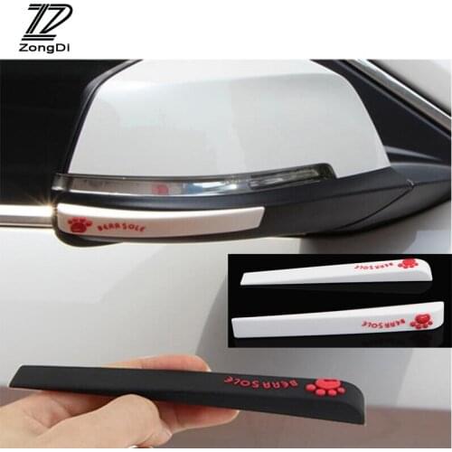 ZD 6Pcs Car Rearview Mirror Anti-collision Stickers For Mazda 3 6 cx-5 Volvo s60 v40 xc90 Opel astra h j g insignia accessories