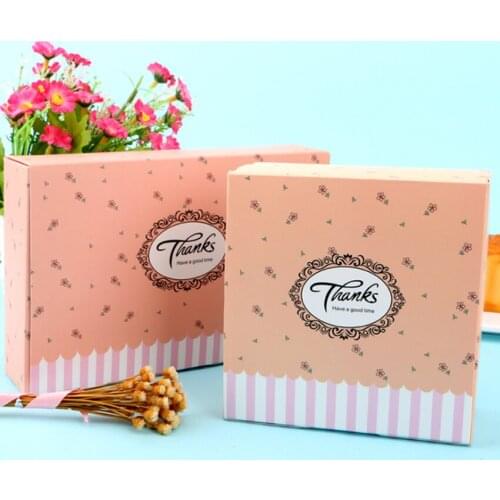 10pcs/lot Cute Pastoral Style Thanks Flowers Paper Bag Kraft paper Decoration Multifunction Gift Bags