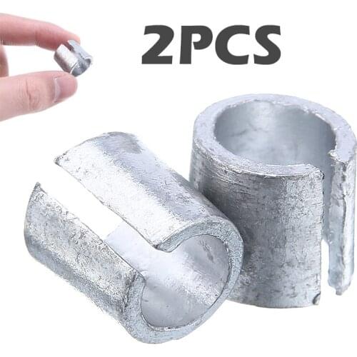 2 Pcs Battery Post Converter Adaptor Terminal Sleeve Mini Batteries Pile Head Made from lead Car Truck Tool Accessories Parts