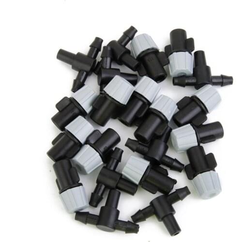 20 Pieces 180 Degree Atomizing Sprinkler Spray Garden Watering Irrigation Atomizing Sprinkler Refraction Gray