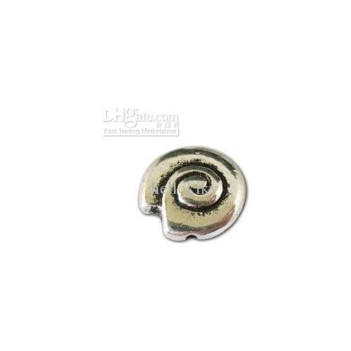 450pcs Tibetan silver snail spacer beads A10524