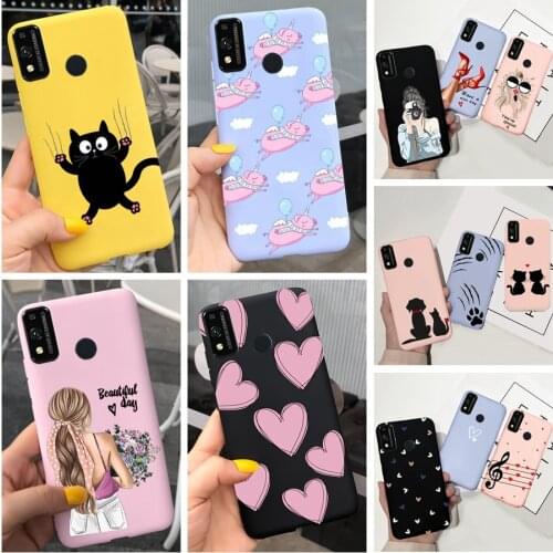 For Huawei Honor 9X Lite 9x Pro 9x Premium Case Candy Color Sofu-touth Silicone Cases For Honor 9x 9 x Lite Pro Premium Cover