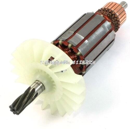 AC 220V Electric Harmmer Part Motor Rotor 7 Teeth Drive Shaft for Bosch GBH2-26