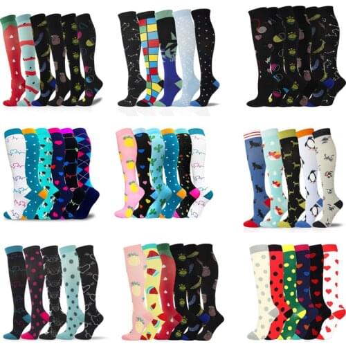 Dropship New Compression Socks Football Team Socks Unisex Outdoor Sport Nursing Running Fitness Socks Varicose Veins Socks