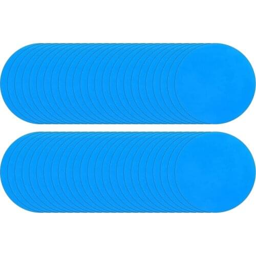 NEW-Round Self-Adhesive PVC Repair Patches,Vinyl Pool Liner Patch Boat Repair for Inflatable Boat Raft Kayak Canoe (50Pcs)