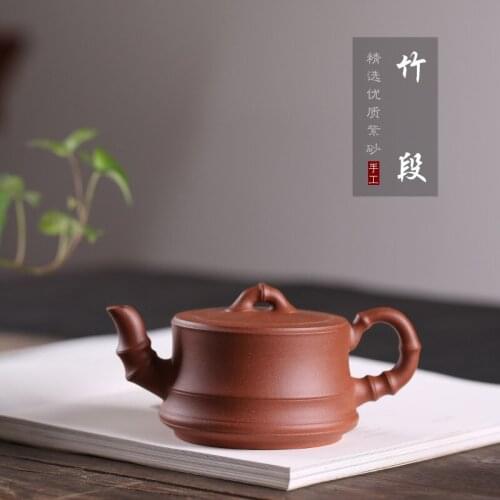 Pot Wholesale Original Mine Clear Cement Purely Handmade Jiang Quanwei Bamboo Section Teaware Gift Box One Substitute