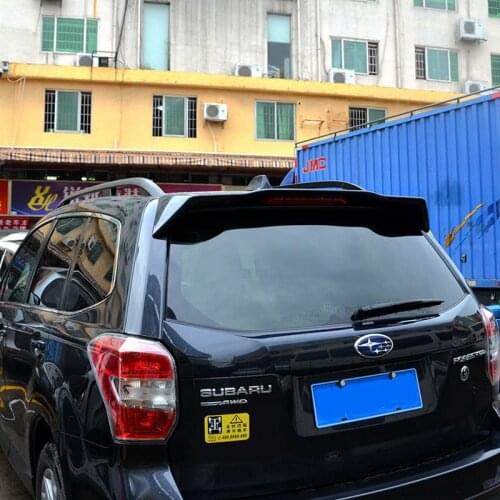 For Forester Spoiler Original Paragr ABS Material Car Rear Wing Primer Color Rear Spoiler For Subaru Forester Spoiler2013-2017