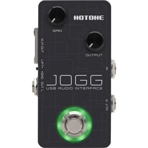HOTONE JOGG Guitar Recording Mini USB Audio Interface Software Effect Pedal