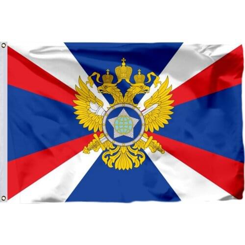 Russian Foreign Intelligence Flag 90x150cm 3x5ft 120g 100D Polyester 60x90cm 21x14cm Banner