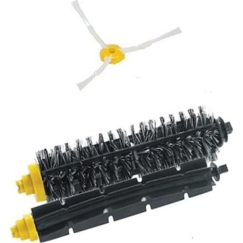 3 arm side brush+Bristle and Flexible Beater brush for irobot roomba 760 770 780 790 Vacuum Cleaner Parts
