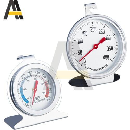 0 - 400 Degre Stainless Steel Oven Thermometer Kitchen Dial Temperature Gauge Measuring Thermometer for Food Meat Kitchen Tools