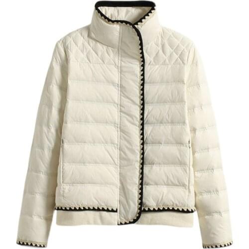 New Brand 90% White Duck Down Jacket Women Autumn Winter Warm Coat Lady Ultralight Duck Down Jacket Female Windproof Parka