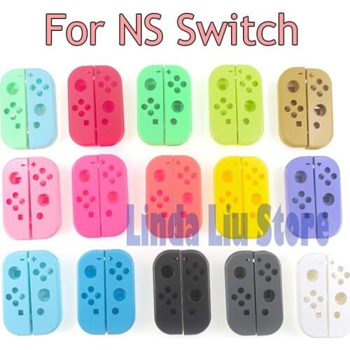 10sets Replacement Housing Shell Cover for switch Controller shell Case left right shell cover with middle frame