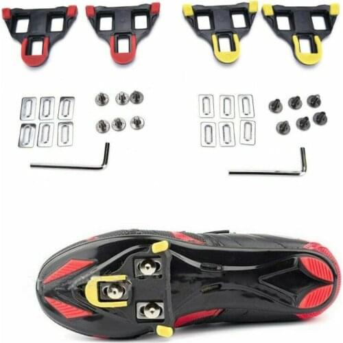 2 Colors Bicycle Bike Self-locking Pedal Cleats Set For SPD Mountain Lock Cycling Pedals Part Mountain Road Bike Accessories