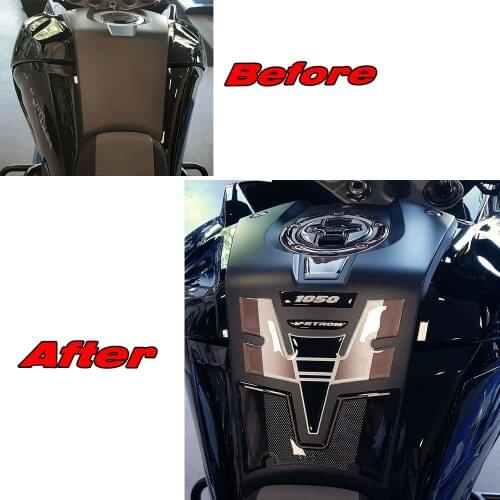 3D Anti Slip Traction Tank Pad Stiker for SUZUKI V-strom DL1050 XT DL1050 dl1050 2020 2021