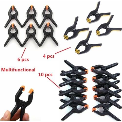4 /6 /5 /10pcs Spring Clamps Fixture Plastic Fastening Clips For LCD Screen iPad Phone Non-slip Handle Repair Tools Outillage