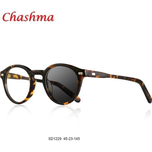 Acetate Transparent Round Glasses Men Vintage Small Eyeglasses Frame Women Optical Prescription Spectacle Frames Clear Eyewear