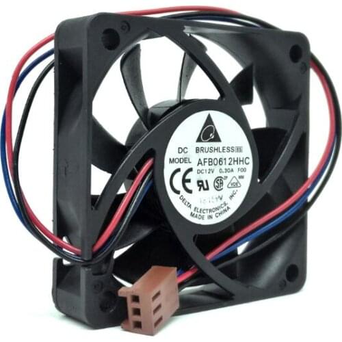 Afb0612hhc 6013 6015 60 * 60 * 13mm 12V 0.30a 3-wire double ball cooling fan
