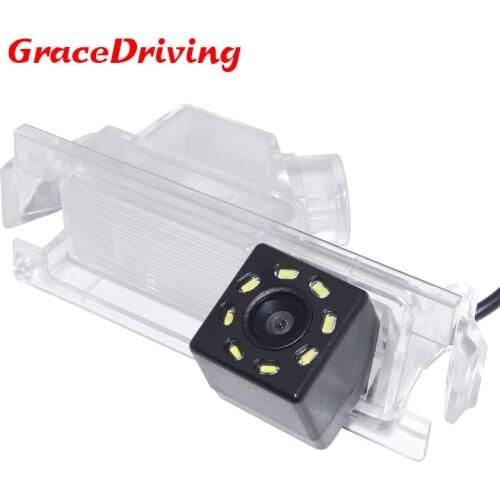 Promotion Back Camera HD CCD 8 LED Night Vision Car RearView Camera for Kia K2 Rio Hatchback For Kia Ceed 2013 Free Shipping