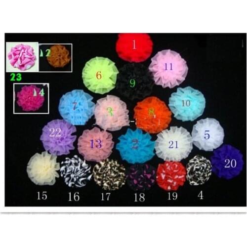 Childrens girls baby petti skirt tutu accessory hair clips pins hair flowers bouquet 200PCS