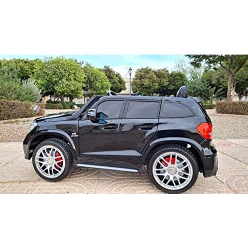 Indalchess childrens electric car GLS63 12V, 2 X motors, black, Parental RC controller-KIGLS2ENGINES