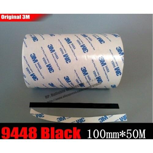 100mm*50M*0.15mm) Double Sided Adhesive Tape, 3M 9448 Widely Use Industrial Tape Toy /Automobile /TV /DVD Panel /Case /Housing