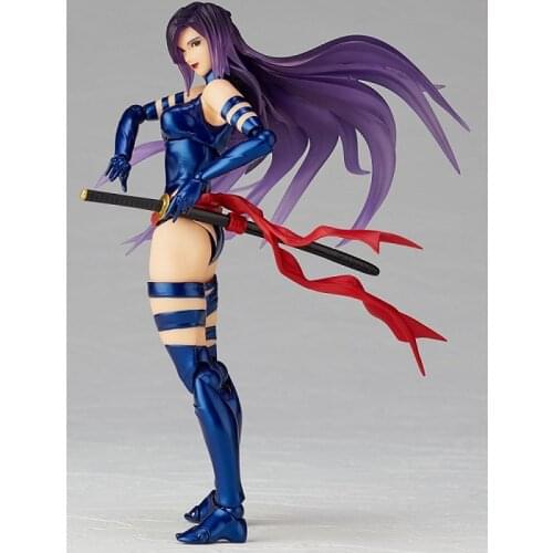16cm Psylocke Joint movable action figure PVC toys collection doll anime cartoon model