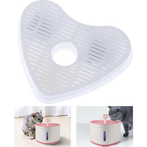 Activated Carbon Filters For Heart Shape Cat Fountain Dispenser For Automatic Water Drinking Fountain Pet Bowl Dish Filter
