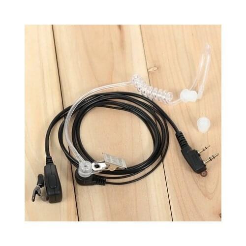 K type PPT baofeng Headset Microphone For CB Radio baofeng uv-5r BF-888S Kenwood Accessories Walkie Talkie Air Tube Earpiece