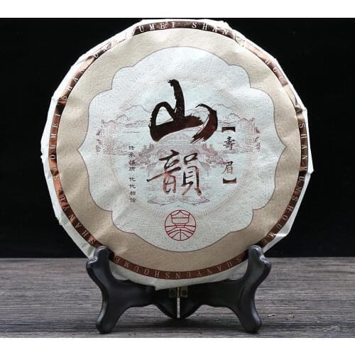 Chinese Tea 2015 Ancient Tree Shou Mei White Chinese Tea Bai Cha Tea Leaf Cake 340g