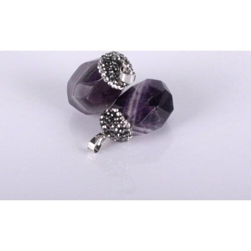 Classic style selectable natural stone beads pendant red crystal opal howlite crystal unakite aventurine charms wholesale