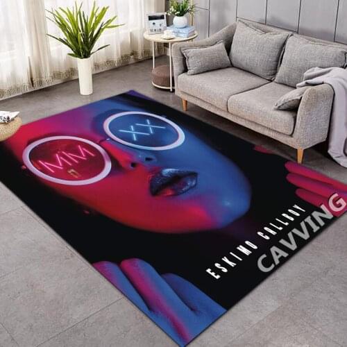 Eskimo Callboy 3D Printed Carpets Soft Flannel Rug Mat Rugs Anti-slip Large Rug Carpet Home Decoration for Living Room Bedroom