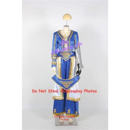 League of Legends Queen Ashe Cosplay Costume version blue acgcosplay costume