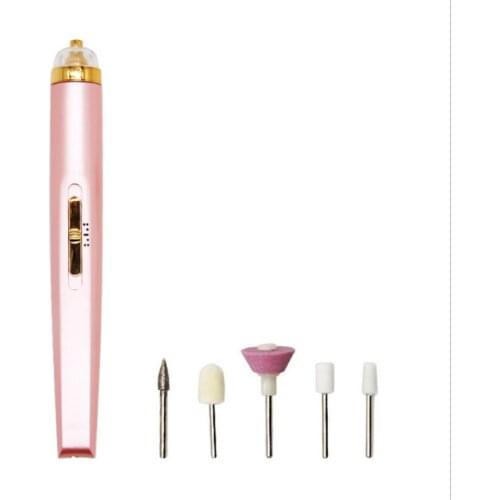 Manicure Machine Set Electric Nail Drill Machine Cordless USB Rechargeable with LED Cutters Mill for Manicure Pedicure