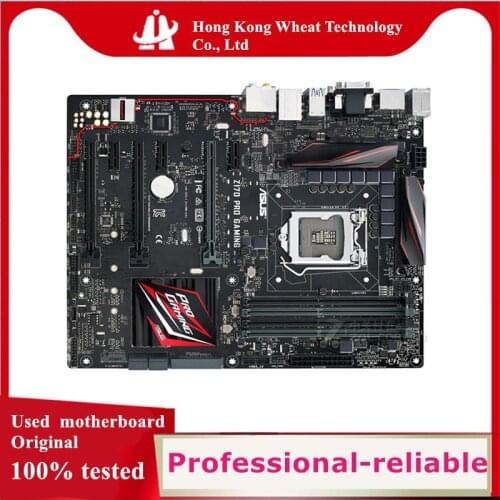 For ASUS Z170 PRO GAMING Motherboard Socket LGA 1151 DDR4 M.2 nvme ssd For Intel Z170 Original Desktop Used Mainboard