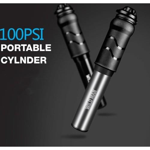 New Aluminium Alloy Portable Mini Bike Bicycle Pump 88g 100PSI Ultralight High Pressure Hand Inflator for Schrader/Presta valve