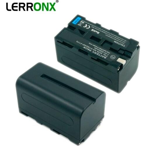NP F750 Rechargeable battery 7.2V 5200mah Li-ion Camera Battery for Sony NP-F750 NP-F530 NP-F570 NP-F770 NP-F950 NP-F550 NP-F970