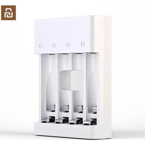 Original YOUPIN Battery Charger + 7 AAA / 5 AA / Ni MH / Ni Cr / 4 batteries strong low temperature resistance