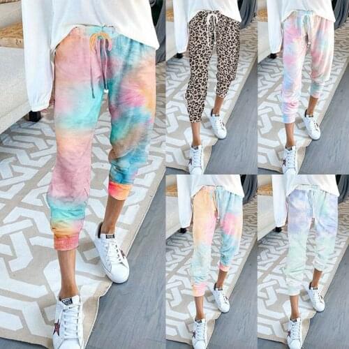 Autumn Sleep Bottom Women Loose Printed Pant Home Pajamas Soft Slip Casual Pants Big Size Casual 2020 New Fashion Sleepwear