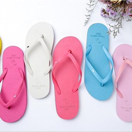 Summer Women Flip Flops Flat Slides Sandals Women White Black Slippers Flip Flops Slippers Summer Women Slippers Slip on Sandals