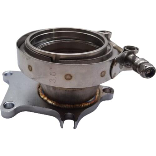T3 T3/T4 5 Bolt Turbo Downpipe Flange to 3in V Band Conversion Adaptor