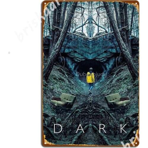 Dark Netflix Metal Signs Living Room Cinema Kitchen Designing Mural Painting Tin sign Posters