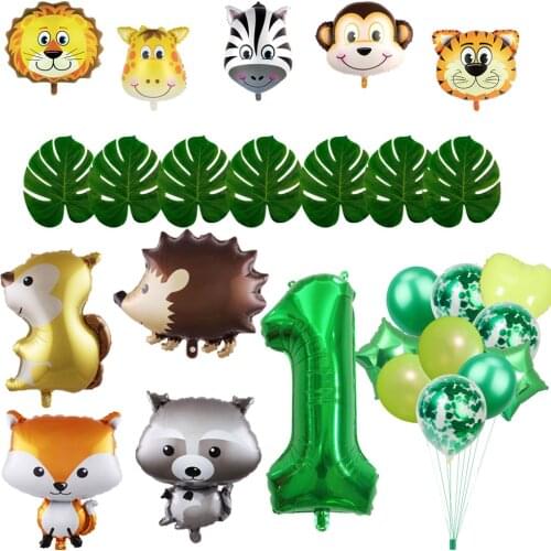 Animal Ballons Birthday Jungle Party Safari Party Jungle Theme Party Baloon Birthday Party Decorations Kids Birthday Balloons