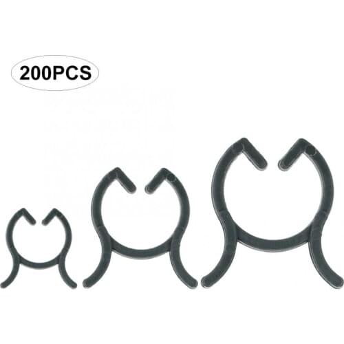 200Pcs Durable Plant Clip Flower Stems Vine Support Clips Fixing Tool Garden Accessories Garden Vegetable Plant Support Binding