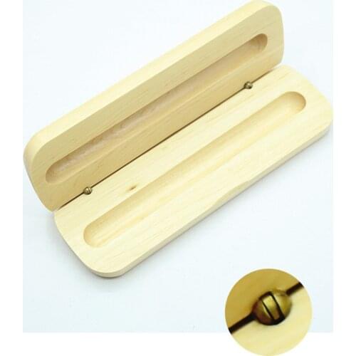 1pcs Wood super knot solid steel pen Case School Supplies Pencil Bag Stationery Gift School Back To School Pencil Box