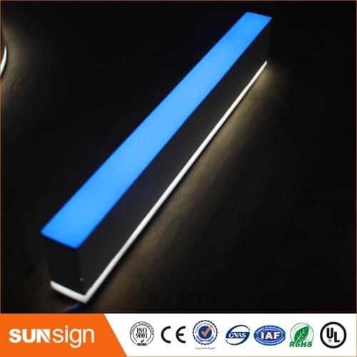 3D Lighting Acrylic Mini LED Channel Letters Sign / Bending Machine Making Acrylic face Lighting Letters